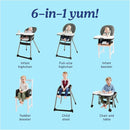 Graco® Table2Table LX 6-in-1 Highchair, Arrows with Infant Head Support & One-Hand Removable Tray by TinyTreasures Baby Boutique