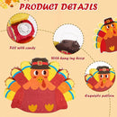 WERNNSAI Thanksgiving Turkey Pinata - Fall Decorations Red Turkey Pinata Thanksgiving Games for Kids Fall Festival Autumn Decor Carnival Party Supply with Blindfold by TinyTreasures Baby Boutique