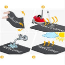 Door mat, Outdoor Indoor Welcome mat, Durable Non-Slip Easy to Clean Front Doormat, Entrance Rectangular Doormat, for high Traffic Areas (30" x 17.5", Black) by CozyNest Decor