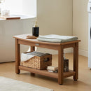 30'' Large Shower Bench Seat, Poly Lumber Bath Stool for Inside Shower Waterproof, HDPS Bathroom Chair for Shaving Legs, Non-Slip & No Maintenance, Brown, Weight Capacity 700LBS (30 x 13 Inches) by TinyTreasures Baby Boutique