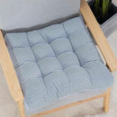 Tiita Chair Cushions 22"x22" Square Windows Pad for Adults Seating Pillows Set of 2, Blue by CozyNest Decor