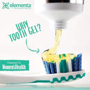 Elementa Silver Non-Foaming Toothpaste Wintermint Flavor | 5 in 1 Teeth Whitening Gel 4 Fl oz | Dentist Formulated All Natural | Professional Whitening Gel | Fluoride Free | Fresh Breath by CozyNest Decor
