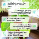 Flora Pod AI-Powered Smart Plant Monitor | for Indoor or Outdoor Plants | Personalized Alerts for Moisture, Temperature, Humidity, and Light by GreenHaven Gardens