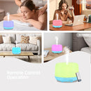 300ML Air Diffuser for Essential Oils, Ultrasonic Aromatherapy Diffuser, Remote Control Aroma Diffuser Humidfer, 7Color Changing LED Light,Auto-Off, Timer for Home, Bedroom, Office, Kids. by TinyTreasures Baby Boutique