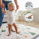 Baby Play Mat 50" X 50" Playpen Mat Thicken One-Piece Baby Crawling Mat Non-Slip Cushioned Baby Floor Play Mat Activity Playmats for Babies and Toddlers Infants Play & Tummy Time (50x50, Tree) by TinyTreasures Baby Boutique