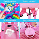 gxtvo Toddler Backpack Leash, 9.5" Kids Safety Leashes Bookbag for Children Boys Girls - Unicorn/Butterfly/Mermaid/Dinosaur by TinyTreasures Baby Boutique