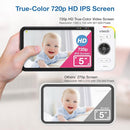 VTech VM928-2HD 5” 720p HD Display 2 Cameras Baby Monitor,110 Wide Angle View,Remote Pan-Tilt-Zoom,Night Vision,Up to 1000ft Range,Temperature Sensor,9 Soothing Sounds & Lullabies,2-Way Talk,No WiFi by TinyTreasures Baby Boutique