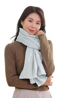 2-Pack Nursing Covers for Breastfeeding, 100% Organic Cotton Muslin Breastfeeding Cover, Multi-Use Nursing Scarf, Car Seat Canopy, Stroller Cover, Soft Breathable Baby Blanket Grey by TinyTreasures Baby Boutique