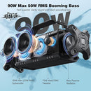 W-KING 90W Peak 50W RMS Powerful Bluetooth Speaker - IPX6 Waterproof, Large Outdoor Portable Wireless Deep Bass, 40H Playtime, Power Bank, TF-Card, AUX, NFC, EQ by TinyTreasures Baby Boutique