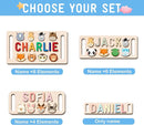 Newly Upgraded Personalized Name Puzzle for Kids, Custom Name Puzzle Personalized Baby Gifts 1st Birthday for Boys Girls Montessori Toys Nursery Decor Toddler Educational Toys by TinyTreasures Baby Boutique