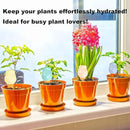 4-Pack Terracotta Self-Watering Spikes,Self Watering Planter Insert,Plant Watering Spikes,Plant Watering Globes,Automatic Slow Release Irrigation for Indoor and Outdoor Plants by GreenHaven Gardens