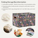 Mushroom Snail Rectangular Storage Basket Organizer Bin Shelf Baskets For Clothes Gifts For Home Office Dorm by GreenHaven Gardens