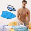 Bringsine Silicone Iron Rest Pad for Ironing Board Hot Resistant Mat(Blue) by CozyNest Decor