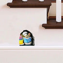 Adorable Pastry Mouse Reading Book Wall Sticker Decal – Kids Room, Classroom, Home Decor, Bookcase, Book Lover Gift, Children's Bedroom, Nursery, Cute Mouse, MICESTERPIECE by CozyNest Decor