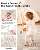 Baby Play Mat 79x 71 Inch, Extra Large Foldable Play Mats for Babies and Toddlers, Waterproof & Anti-Slip Portable Baby Floor Mat for Tummy Time, Non Toxic Foam Play Mat for Floor Travel Bag by TinyTreasures Baby Boutique