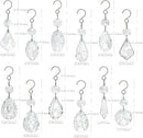 KANPURA 12pcs Glass Crystal Chandelier Prisms,Rainbow Hanging Crystals Suncatcher for Window,Home Decor(Clear) by GreenHaven Gardens