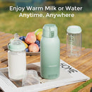 Momcozy Portable Milk Warmer for Travel – Dual Heating Modes for Breast Milk & Water, Portable Bottle Warmer with Fast Heating & Long Battery Life, 17 Ounces Large Capacity to Meet Your All-Day Needs by TinyTreasures Baby Boutique