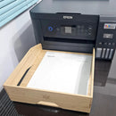 Stackable Bamboo Document Trays (Set of 2) | 11.5” x 10.125” x 3.25” | Executive Paper & File Sorter by MobilevisionUS