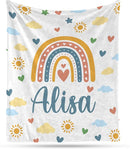 Ship Next Day, Personalized Baby Blanket – Printed in USA, Custom Baby Blanket for Boys & Girls, Baby Blanket with Name, Baby Shower, Easter, Christmas, Birthday Newborn & Toddler Gifts, Baby Gifts by TinyTreasures Baby Boutique