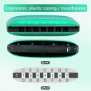 BabyFat 7 Hole Blues Mini Harmonica Set,Diatonic Harmonica with free lanyards,Easy-playing Musical Instrument(Key of F) by TinyTreasures Baby Boutique