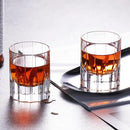 KAMMAK Crystal Whiskey Glasses Set of 2, Handcrafted 2.03oz Old Fashioned Glasses Stemless, Luxury Cocktail Glasses, Hand Blown Scotch Cup for Women, Men Barware Gift for Liquor, Bourbon by CozyNest Decor