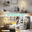 JBZ Flower Floor Lamp for Living Room, 62" Tall Pole Lamp with Foot Switch, with 3 Heads Dimmable LED Lamps for Farmhouse Rustic Bedroom Office, with Plug and 1200LM, 3 Color Temperatures E27 by CozyNest Decor