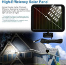 AmeriTop Solar Lights Outdoor, Super Bright 1600LM LED 6000K Solar Motion Sensor Lights with Wide Angle Illumination; 3 Adjustable Heads, IP65 Waterproof Outdoor Security Lighting (Black) by GreenHaven Gardens
