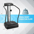 ZELUS Whole Body Vibration Plate, 500W Vibration Plate Exercise Machine with 99 Levels 3 Preset Modes & 2 Resistance Bands, Training Fitness Vibration Platform Machine for Home Gym with 330lb Capacity by CozyNest Decor