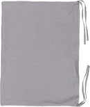 Hanging Linen Laundry Bag, 100% Pure Flax Linen Over The Door Hamper with Bottom Zipper for Laundry Room, Household Dirty Cloth Storage Organizer Bag, Gray by CozyNest Decor