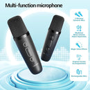Kinglucky Mini Karaoke Machine for Kids, 2025 TOP Birthday Gifts Ideas for 3-12 Year Old Girls, Christmas Party Gifts Kids' Personal Video Players Accessories with 2 Wireless Microphones - Black by TinyTreasures Baby Boutique