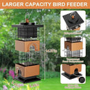 Auslar Bird Feeder, Metal Squirrel Proof Bird Feeders for Outdoors Hanging, 2.5LB Capacity Squirrel Proof Wild Bird Feeders for Outside and Garden Decoration Yard Decor by CozyNest Decor
