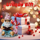 Gnome Statue Garden Decor, Resin Gnome and Flamingo Figurines Outdoor Decorations for Yard Art Porch Lawn Ornaments, Unique Housewarming Gifts by CozyNest Decor