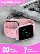 Kids Smart Watch Girls Boys, Smart Watch for Kids Gifts for 4-16 Years Old with Sleep Mode 19 Sports Mode Pedometer Birthday Gift for Boys Girls by TinyTreasures Baby Boutique