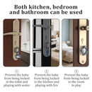 2 Pack Deadbolt Child Safety Lock Cover - Child Proof Deadbolt Cover & Door Knob Protector, Deadbolt Lock Cover for Kids, Prevents Accidental Locking (Fits Standard Locks) (Black) by TinyTreasures Baby Boutique