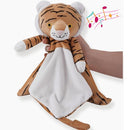 4-in-1 Sound Machine, Baby Lovey, Blanket - White Noise & Lullaby Plush Tiger - Calms & Reduces Wakeups, Helps Toddler Sleep Longer - Proven Sleep Aid -Musical BPA-Free, Machine Washable Newborn Gift by TinyTreasures Baby Boutique