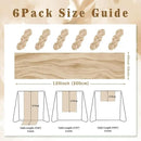 Sand 6 Pack 10FT Cheesecloth Table Runner 20 x 120 Inch Long Rustic Gauze Cheese Cloth Table Runner for Wedding Bridal Baby Shower Table Decorations Boho Fabric Sheer Birthday Party Table Decor by CozyNest Decor