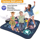 Dance Mat, Electronic Dance Mixer Rhythm Step PlayMat,Dance pad Game Toy for Girls Boys,Christmas/Festival/Birthday Gift for Kids, Built-in Music,24 Challenge Levels,Age 3-4 6 7 8 9 10 11 12+ Year Old by TinyTreasures Baby Boutique