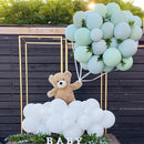 130pcs Mint Green Balloons Different Sizes 18" 12" 10" 5" Pastel Light Green Balloons for Boys Girls Birthday Baby Shower Gender Reveal Wedding Decorations by CozyNest Decor