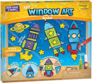 Imagimake Window Art for Kids - Rocket | Suncatcher Kits for Kids, Arts and Crafts for Ages 6-8 | Birthday Gifts for 5 6 7 8 9 10 11 12 Years Old Boys & Girls by TinyTreasures Baby Boutique