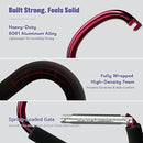 sprookber 6.7 Inch Large Stroller Hooks for Diaper Bags & Purses, Heavy Duty Mommy Hooks for Shopping, Grocery, Backpack – Baby Stroller Accessories, Set of 2 (Red) by TinyTreasures Baby Boutique