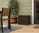 Suncast 17 x 22 Inch Resin 22-Gallon Patio Storage Deck Box, Java Brown (2 Pack) by CozyNest Decor