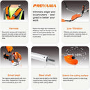 PROYAMA 51.7cc 2-Cycle Gas Powered Weed Eater Weed Trimmer, 3-in-1 Gas String Trimmer and Brush Cutter, Anti-Vibration System Tube Orange… by GreenHaven Gardens
