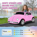 12V Kids Electric Car, Power Wheels with Remote Control, Ride on Car Toys with LED Light, 3 Speeds, Music, Pink by TinyTreasures Baby Boutique