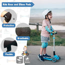 Soft-Style Kids Knee and Elbow Pads with Bike Gloves, Flexible Impact-Resistant Gear for Ages 2-11, Designed for Balance Bikes, Roller-Skating, and Skateboarding by TinyTreasures Baby Boutique