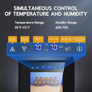 Tylza Cigar Humidor Cabinet 35L, Temp & Humidity Control Electric Humidors for Cigars, 260 Cigars, Digital Hygrometer, Safety Lock, Cigar Humidors with Cedar Wood Drawer Shelves, Cigar Gifts for Men by CozyNest Decor