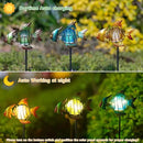 Outdoor Garden Solar Lights,Fish Solar Figurine Lights with Stakes,Waterproof Decorative Solar Lights for Patio,Yard,Lawn,Garden Stakes Decorative Present for Mom by GreenHaven Gardens