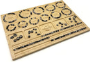 Petoysoso Bead Boards for Jewelry Making, Thicken Bamboo Beading Board for Jewelry Bracelet Making, Bracelet Bead Board, Bracelet Bead Board for Bracelet, Jewelry Making Supplies 15.3x 11.2x0.5 Inches by TinyTreasures Baby Boutique