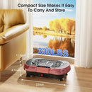 Vibration Plate Exercise Machine, 180 Speed Levels Vibration Plate for Lymphatic Drainage, Whole Body Workout Vibrating Fitness Platform, Effective for Weight Loss, Shaping, Toning & Wellness by CozyNest Decor