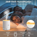 Portable Mini Humidifiers For bedroom baby, 350ml Small Cool Mist Humidifier USB Rechargeable Humidifier For plants, Travel Office Home, Auto Shut-Off,2 Mist Modes Super Quiet,With Night Light by TinyTreasures Baby Boutique