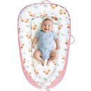 Baby Lounger - Baby Lounger for Newborn 0-24 Months, Breathable and Soft Cotton Cover Baby Nest, Portable Cozy Tummy Time Lounger for Home and Travel, Ideal Baby Essentials & Shower Gifts by TinyTreasures Baby Boutique